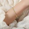 Francés nuevo nicho transfronterizo dulce alto sentido simple hecho a mano abalorios cuentas de arroz collar pulsera traje joyería para mujeres