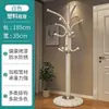 Perchero de pie de hierro forjado estilo europeo para dormitorio, perchero simple moderno de una sola barra móvil para ropa y bolsos