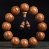 Pulsera de Cuentas Budistas de Seis Capas de Madera Vieja, Tallado en Madera de Dragón, Pulsera de Textura de Seis Capas, Hilo de Cuentas para la Buena Suerte
