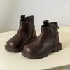 Liquidación de Otoño/Invierno Botas de Cuero para Niños Zapatos de Algodón Zapatos Casuales