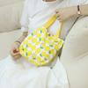 Bolsa de mão pequena de algodão Leve Verão Mão Carregando Flor de Fruta Bolsa de Mão Casual Múmia Bolsa para Mulheres