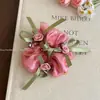 Elásticos de Cabelo Rosa para o Verão, Cordões de Cabelo Super Delicados, Scrunchies para Mulheres, Acessórios de Cabelo Elásticos de Alta Qualidade e Estilosos, que Rejuvenessem