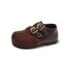 Zapatos Birkenstock para Niñas 2026 Otoño Nuevo Estilo Zapatos Mary Jane Suela Suave para Bebé Zapatos Pequeños de Cuero Zapatos Casuales de Boca Baja para Niños Pequeños