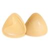 Almohadillas Adhesivas de Doble Cara Transfronterizas, Insertos de Sujetador Invisibles Engrosados, Almohadillas para el Pecho para Busto Pequeño, Almohadillas de Esponja Triangulares Autoadhesivas