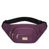 Bolsa de Cintura Feminina da Moda Grande Capacidade Multicamadas Esportes ao Ar Livre Viagem Anti-Salpicos de Água Porta Dinheiro de Negócios Bolsa Transversal de Peito