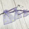 Nova Bolsa de Presente com Cordão de Organza de Margarida Bolsa de Armazenamento de Joias Cosméticas E-commerce Transfronteiriço Bolsa Fresca com Cordão
