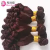 Amazon Transfronterizo Peluca Roja 99j Tía Funmi Trama de Cabello Humano Indio Crudo