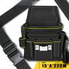 Kit de herramientas Frequent Victory, bolso de lona multifuncional para electricista, bolso de herramientas de mantenimiento grueso, bolso pequeño de madera para electricista.