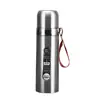 Termo con asa de acero inoxidable 304, taza de termo, letras, gran capacidad, aislamiento de bala, taza de agua, taza armadura, taza de regalo