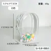 Bolsa de Almacenamiento Funda Protectora Cubierta Antipolvo Colgante de Felpa Serie Latido del Corazón Personajes Estrella de Bubble Mart