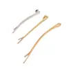 Explosiones clip de metal para colgar DIY color retenedor flequillo de niña pinza de borde pinza plana pasador accesorios para el cabello accesorios para el cabello