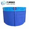 Soporte de tubería de acero inoxidable depósito de agua para acuicultura y riego agrícola, estanque de peces de lona engrosada de gran capacidad móvil