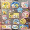 Lindas criaturas de esquina de dibujos animados, pegatinas 3D en relieve de alto valor para decoración DIY de teléfono, tableta y diario