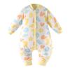 Saco de Dormir para Bebé Recién Nacido Otoño e Invierno Temperatura Constante Edredón Anti-Patadas para Niños Saco de Dormir Acolchado Cálido con Piernas Separadas para Bebé Niño y Niña