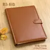 Caderno de Negócios A5 Encadernado em Couro, Caderno Destacável de Folhas Soltas com Argolas, Caderno de Atas de Reunião, Bloco de Notas para Escritório e Estudo