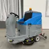 Fregadora de Montar Doble Cepillo Garaje Tren de Alta Velocidad Aeropuerto Piso Interior Lavado Fregado Comercial Industrial Eléctrica
