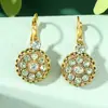 Pendientes Colgantes de Piedras Preciosas Retro Mingcheng Pendientes de Piedras Preciosas de Lujo de Venta Caliente Transfronteriza Europea y Americana Moda Regalo para Mujer Venta al por Mayor