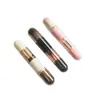 Set de Pinceles de Maquillaje Seis en Uno, Pincel para Base, Pincel para Rubor, Pincel para Sombra de Ojos, Pincel de Maquillaje Multifuncional Retráctil y Portátil con Cubierta
