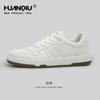 Tênis Casuais Universais para Homens, Outono e Inverno 2023, Versátil Retrô Moderno Estilo Ins Moda Esportiva Sapatos Brancos, Estilo Ins