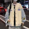 Chamarra de Uniforme de Béisbol para Hombre Primavera y Otoño Delgada Estilo Coreano Tendencia Chaqueta Ins Marca Tendencia Casual Deportes Otoño Ropa High Street