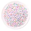 Contas de Coração de Pêssego Acrílico com Letras em Inglês Material Artesanal DIY Material para Fazer Colares Contas Soltas Acessórios Atacado