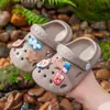 Tamancos infantis de EVA para o verão, sandálias antiderrapantes de sola macia para bebês e crianças aprendendo a andar, adequados para idades 0-1-2-3 anos