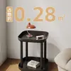 Mesa Lateral de Sofá, Mesa de Centro Móvel, Mini Mesa para Varanda de Quarto, Rack de Armazenamento de Cabeceira, Apartamento Pequeno Moderno Minimalista