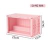 Recipiente com Suporte de Exibição de Caixa Surpresa Iluminado, Caixa de Exibição Acrílica para Figuras Pop Mart, Caixa para Bonecas, Armazenamento de Caixas Surpresa