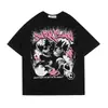 Camiseta Lavada Masculina Regatas Vintage Streetwear Hip Hop t Sh