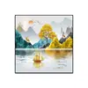 Pintura em Porcelana de Cristal, Pintura Decorativa para Sala de Estar, Pintura para Pendurar na Sala de Jantar, Pintura para Pendurar de Luxo Leve para Quarto, Pintura Plana Moderna em Vidro Temperado, Escritório