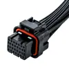 3-1437290-8 Conector de arnés de cableado automotriz conector impermeable serie Amp nacional Portapin ECU enchufe de 26p