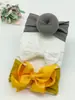 Venta caliente banda para el pelo de bebé lazo de nailon accesorios para el pelo de niños calcetines de bola súper suaves juego de tocado ancho Venta al por mayor