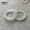 02 Fabricante Mayorista Pulsera de Jade Afgano Jade Blanco Barra Redonda Fina Mármol Blanco Pulsera de Belleza Pulsera de Jade Versátil