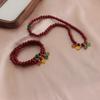 Nova Pulseira Chinesa Pedra Natural Shoushan Tianshan Cui Lianpeng Fivela Ping An Pulseira de Cristal Nicho Camada Dupla Dopamina