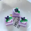 Bolo Sandwich Estéreo Simulado Acessórios de Resina Grampo de Cabelo DIY Corda de Cabelo Capa de Celular Furo Fivela de Sapato Adesivo para Copo de Água