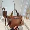 Bolso de Mano Transfronterizo para Mujer 2026 Nuevo Elegante Bolso Cruzado de Hombro de Moda para Madre e Hijo Versátil Bolso Cubo para Viajes Diarios de un Solo Hombro