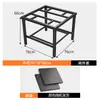 Mesa de fuego para el hogar, nuevo estilo, estante para fuego, alquiler de habitación, mesa de calefacción plegable sencilla para tareas, mesa de comedor cuadrada pequeña