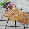 Decoração de Bolo Coroa Barroca de Círculo Completo Enfeites Acessórios para Vestido de Noiva Casamento Acessórios Infantis para Casamentos