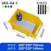 Caja de piezas en ángulo antiestática engrosada, caja de almacenamiento de estante modular, caja para materiales de tornillos de ferretería