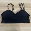 Liquidación 881 rayas rey cuello en V espalda descubierta push up almohadilla extraíble en el pecho sin aro metálico prenda exterior chaleco corto básico