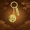 Estilo étnico chinês liga dragão chaveiro pingente decoração de carro acessório de metal decoração de bolsa fabricante