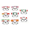 Gafas de Fanático de Fútbol para la Copa Mundial 2026 en Estados Unidos, Canadá y México, Decoraciones para Fiesta de Apoyo Multipaís y Accesorios para Fotografía