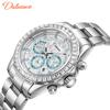 Productos genuinos Reloj Mecánico Automático Glacier Landi Tong Acero Fino Banda de Acero Sólido Reloj Multifuncional para Hombre Hebilla Original