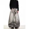 Jeans Original de Fábrica Estilo Americano Retrô Solto para Trabalho para Homens e Mulheres, Estilo Vintage de Outono de Alta Qualidade, Calças de Nicho Super Estilosas