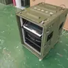 Caja de Equipo Audiovisual de Campo Caja de Rack de 19 pulgadas con Absorción de Choques Gabinete de Módulo de Alimentación 14U Caja de Instalación para Servidor Computadora Industrial