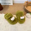Pantufas Fofas de Pelúcia Gato de Desenho Animado Para Usar ao Ar Livre Calçados Infantis 2026 Outono Roupa de Casa Infantil Meninas Fofas Princesa Pantufas de Algodão