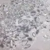 Punta Irregular Hielo Translúcido Blanco Diamante Suelto Uñas de Arte para Uñas 3D Diamante Grande Adornos de Material de Vidrio Diamantes Mixtos para DIY Universal