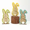 Transfronteiriço em estoque Enfeites de Mesa de Páscoa Coelhinho Ovos Decoração de Atmosfera Festiva Presentes de Páscoa
