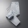 Pantalones Deportivos de Algodón Puro Talla Grande M-8XL para Hombre Otoño Invierno Engrosados con Felpa Ajuste Holgado Pierna Recta con Puño Casual Largos para Hombre
