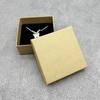 Caja de Joyería Venta al Mayoreo Patrón Diamante a Puntos Pulsera Collar Anillo Arete Caja de Alta Gama Caja de Empaque para Joyería de Anillo